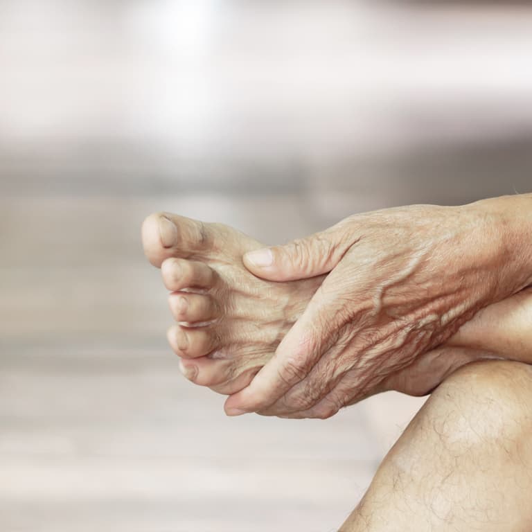 Consecuencia de la edad en los pies